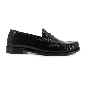 Saint Laurent Schoenen, Heren, Zwart, 42 EU, Leer, Le Loafer