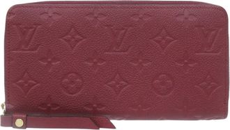 Louis Vuitton Bordeaux Monogram Empreinte Long Wallet (Bi-Fold) (Pre-Owned)
