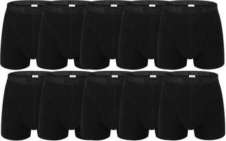 Lee Cooper Boxershorts voor heren (set van 10) (Zwart)
