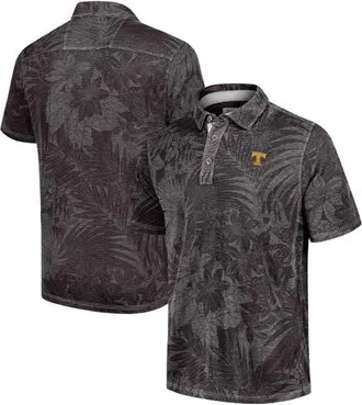 Tommy Bahama Mens Tommy Bahama Black Tennessee Volunteers Sport Santiago Paradise Polo at Nordstrom, Size Large