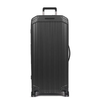 Piquadro Hardside 4 wheel suitcase in trunk shape - unisex - Piquadro - Suitcases - Black - ONE SIZE - Suitcases