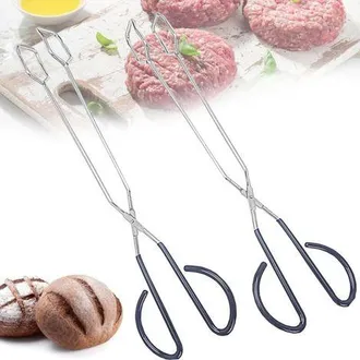 OEM Pinze Da Barbecue Extra Lunghe In Acciaio Inox - Per Grigliare, Cuocere Al Forno, Preparare Il Pane E Maneggiare Cibi Ad Alta Temperatura