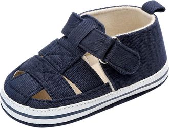 Generic Soft Sandals Prewalker Pierced Shoes Fashion Baby Summer Crib -Slip Baby Shoes Toddler House Shoe Boy