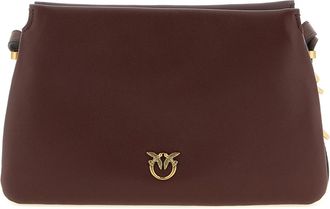 Pinko Triplet Mini Crossbody Bag - Dames - Schoudertassen - Bruin - ONE Size - Leer - Tassen