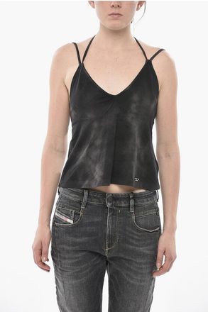 Diesel Lightweight Cotton Top T-CORN-OUT with Faded Effect size Xxs