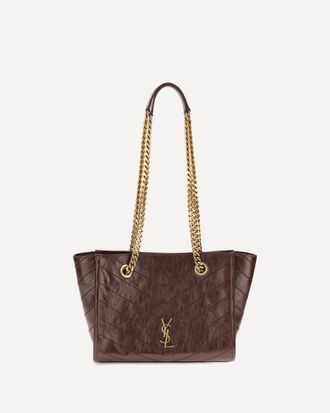 Saint Laurent Borsa Tote Niki piccola in pelle vintage Woman UNI