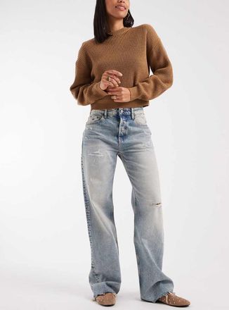 Tommy Jeans Mia - Jeans dritti a vita medio alta lavaggio chiaro-Blu