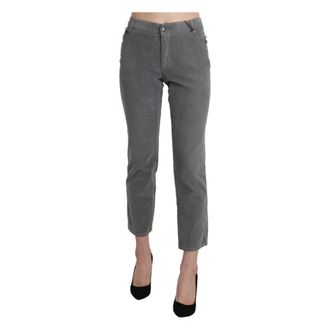 Ermanno Scervino Cropped Pantalon - Dames - Vrijetijds broeken - Grijs - L - Broeken