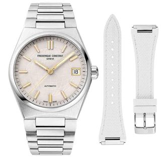 Frederique Constant Fr&eacute;d&eacute;rique Highlife Womens Silver Watch FC-303WG2NH6B Stainless Steel - One Size