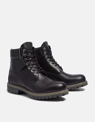 Timberland Mens Timberland Premium 6-Inch Waterproof Mens Black Boots - Size: 6.5