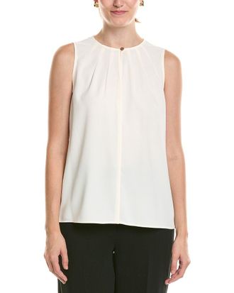 Anne Klein Keyhole Neck Blouse