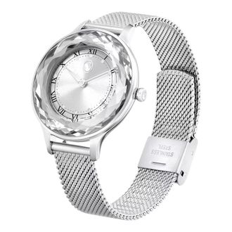 Swarovski Horloge Vrouwen Octea Nova Zilver Roestvrij Staal 5650039 - Dames - Horloges - Grijs - ONE Size - Accessoires