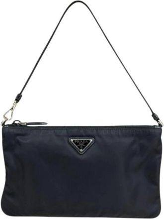 Prada Pre-owned Shoulder Bags, female, Black, Size: ONE SIZE Pre-owned Vintage Shoulder Bag
