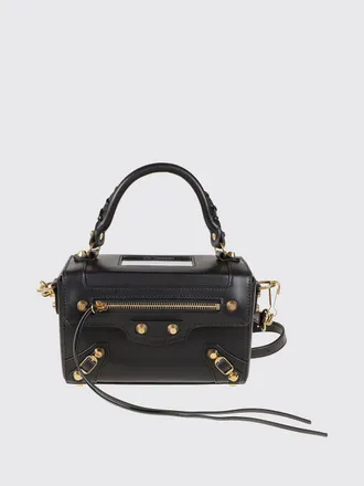 Balenciaga Le City Sleek Box Studded Calfskin Mini Handbag