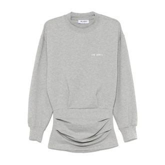 The Attico Dames, Sweatshirts & Hoodies, Grijs, Maat: XS