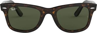 Ray-Ban Sunglasses Rb2140 902 Wayfarer Classic Original Brown/Green G 15 Unisex