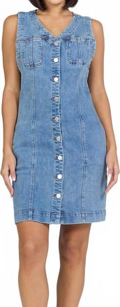 Dear John Denim Zamira Sleeveless Denim Dress In Light Wash