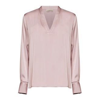 Blanca Vita Begma 2024Ametista Blusa de cuello en V - Blouses & Shirts - Mujer - Rosa - M