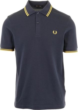 Fred Perry Twin Tipped Polo Shirt - Heren - Polos - Blauw - 3XL - Katoen - Tops