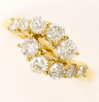 C&A Yellow Gold Yellow Gold (18K) Band Ring (Pre-Owned)