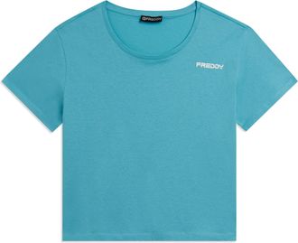 Freddy T-shirt Manica Corta Cropped con piccolo Logo FREDDY