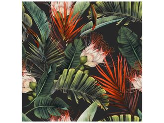 Schubiger M&ouml;bel Digitaldruck auf Glas Bl&uuml;ten Aus Dem Dschungel