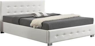 Concept Usine Cama con canap&eacute; abatible 160 x 200 cm blanco