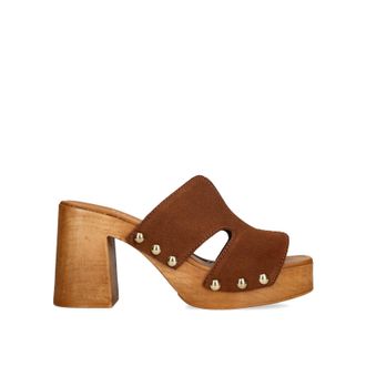 Steve Madden Womens Suede Sunkissed Brown Sandals - Size UK 6