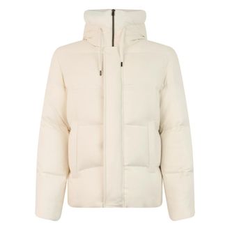 Herno Padded Jacket with Zip and High Collar - male - Herno - Winter Jackets - Beige - XL - Jackets
