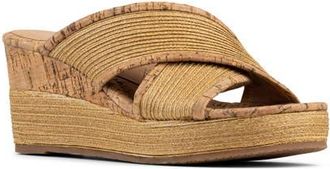 Donald J Pliner Gorgina Platform Wedge Sandal in Natural at Nordstrom, Size 6.5