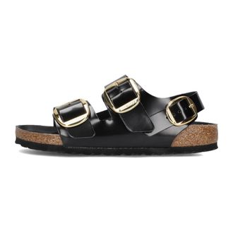 Birkenstock Dames, Schoenen, Zwart, Maat: 36 EU Leer