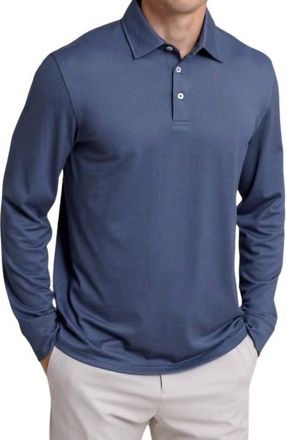 Southern Tide Belfair Performance Polo In Light Indigo