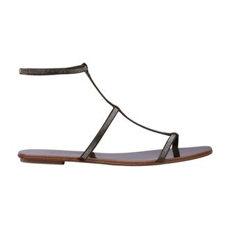 Pedro Garcia Schoenen, Dames, Groen, 41 EU, Satijn, Enola Sandalen
