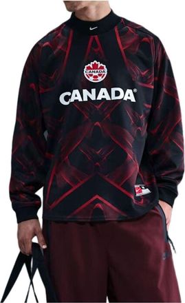 Nike Canada Goalkeeper Jersey Black Sport Red White IO0791-010