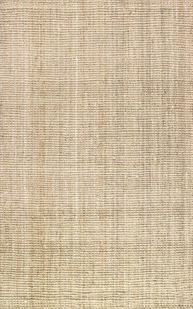 Jonathan Y Designs Hiro Hand Woven Chunky Jute Area Rug in Ivory at Nordstrom, Size 5Ft 0In X 8Ft 0In