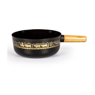 St&ouml;ckli Pentola per fonduta in acciaio smaltato 23 cm nero - 7423.14HAA - stockli