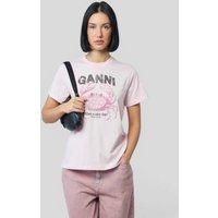 Ganni Basic Cotton Jersey T-shirt