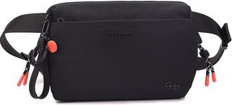 Hedgren Jun Belt Bag Cross Body Womens Handbags Black, Polyester