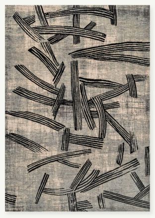 Novatrend Alfombra moderna tejida plana Gris 170x240 cm