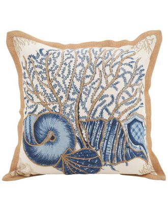 Saro Lifestyle Seashell Down-Filled Pillow