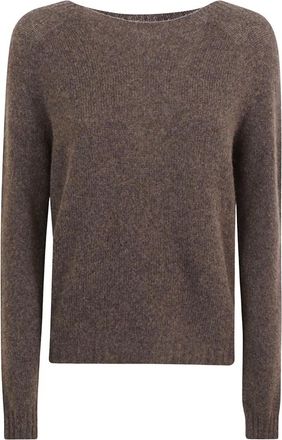 Roberto Collina Maglia in lana cammello - - Knitwear - Donna - Marrone - M