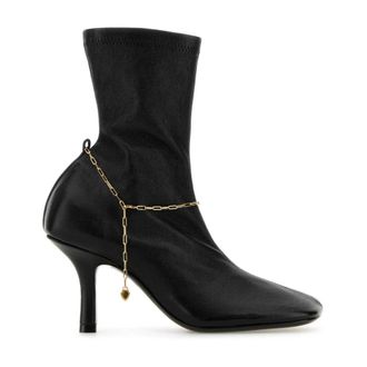 Burberry Heeled Boots, female, Black, Size: 10 US 75mm Slinky Legging Boots