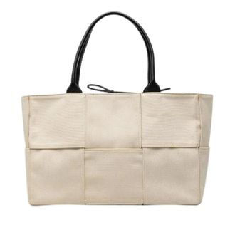 Bottega Veneta Bolsa Tote Arco Pre-owned - Pre-owned - Mujer - Beige - ONE SIZE