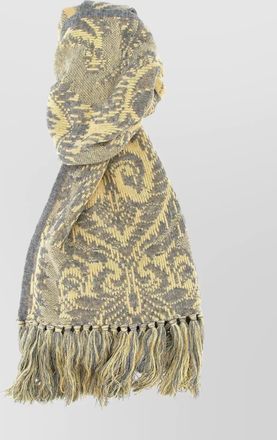 Etro wool jacquard scarf