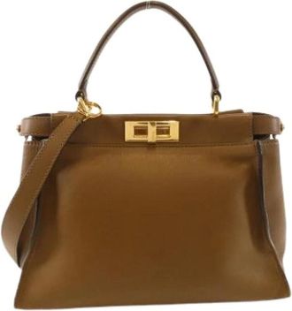 Fendi Pre-owned Handbags, female, Brown, Size: ONE SIZE Pre-owned Handbag