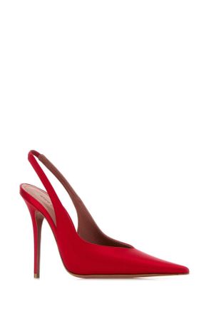 Amina Muaddi Red Scarpe Con Tacco High Heel Shoes