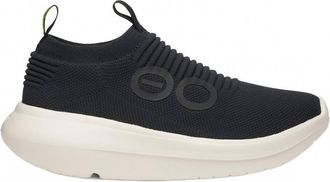 Oofos Womens Oomy Zen Slip-On Shoe In Chalk /black