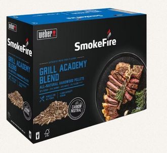 Weber Pellets De Madera 100% Naturales Grill Academy Blend