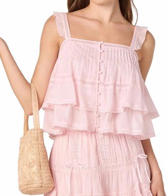Astr Babydoll Top In Pink