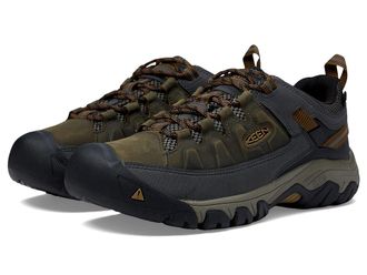 Keen Targhee III Waterproof Mens Shoes Black Olive/Golden Brown : 14 D - Medium, Textile/Leather